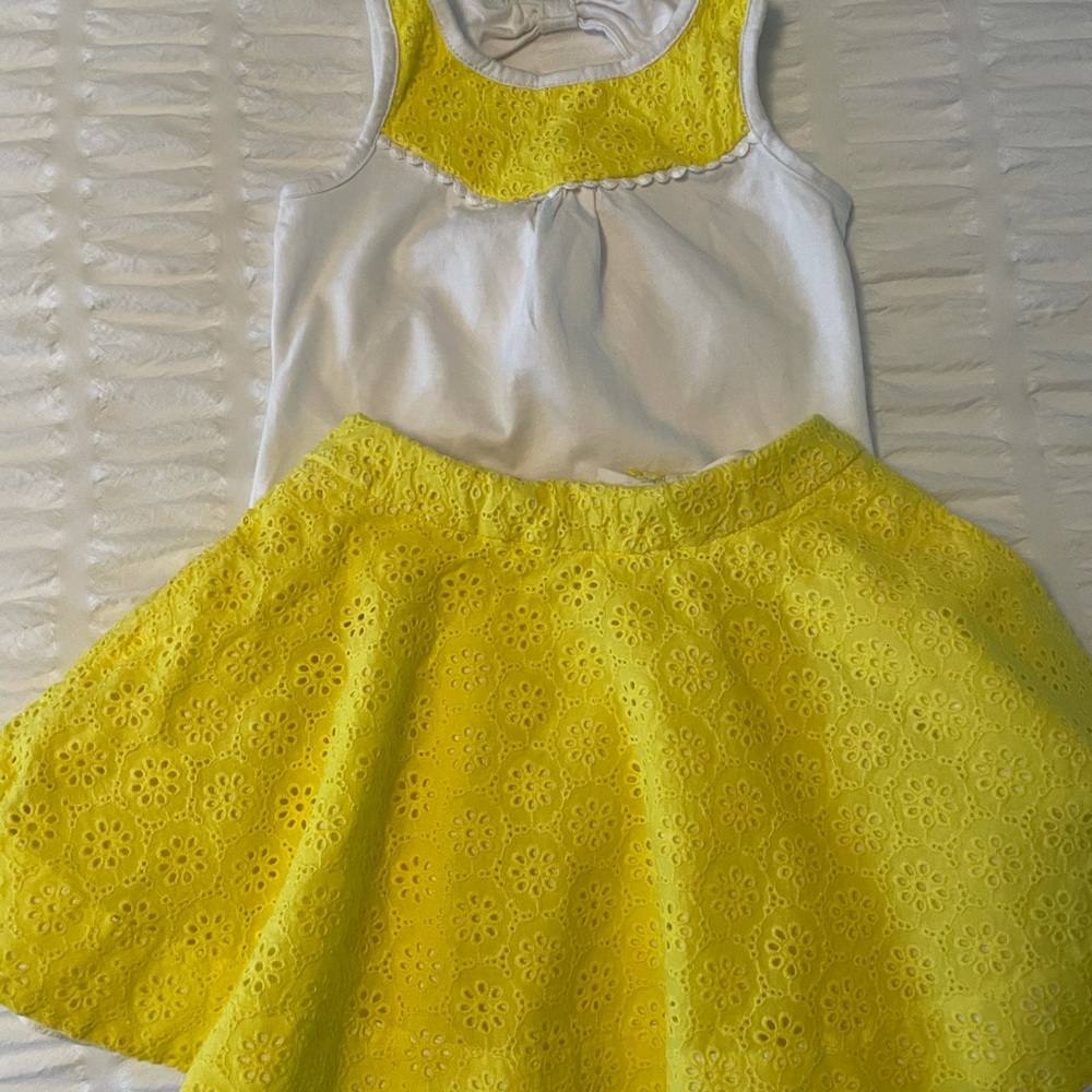 Kate Spade skirt and shirt